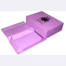 2016 gros logo imprimé boîte pliante en carton recyclable cosmétique dans la boîte cosmétique, boîte de parfum